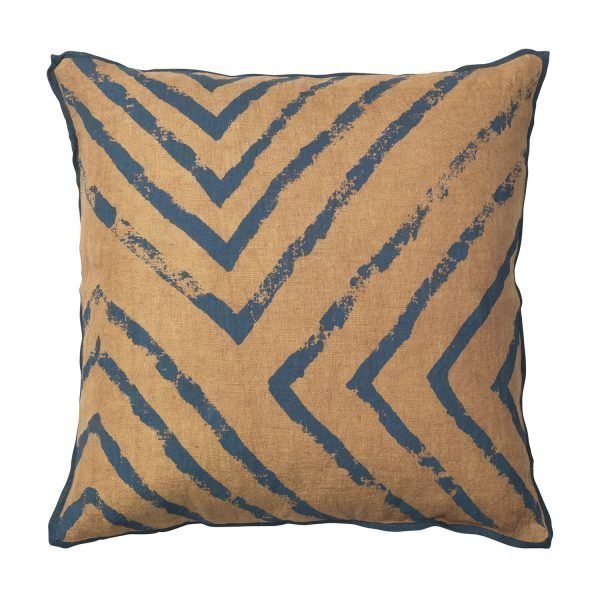 Broste Copenhagen Zigzag Tyynynpäällinen Dull Gold 50x50 Cm