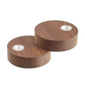 Lind Dna Circle Ljusstake Oak Smoked