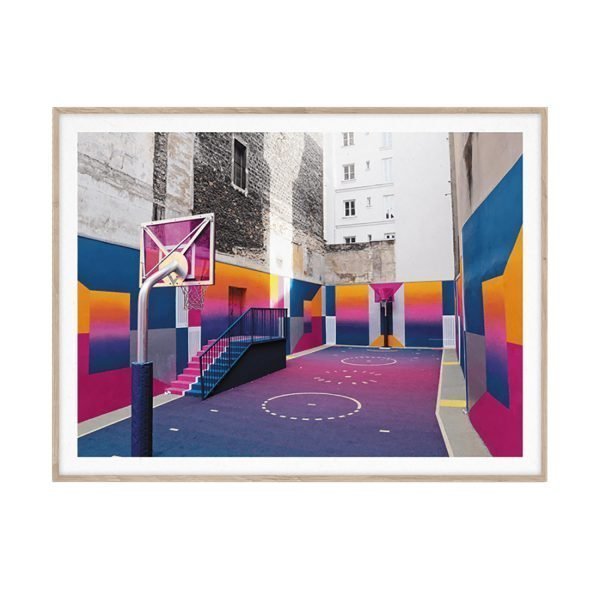 Paper Collective Cities Of Basketball 08 Paris Juliste 30x40 Cm